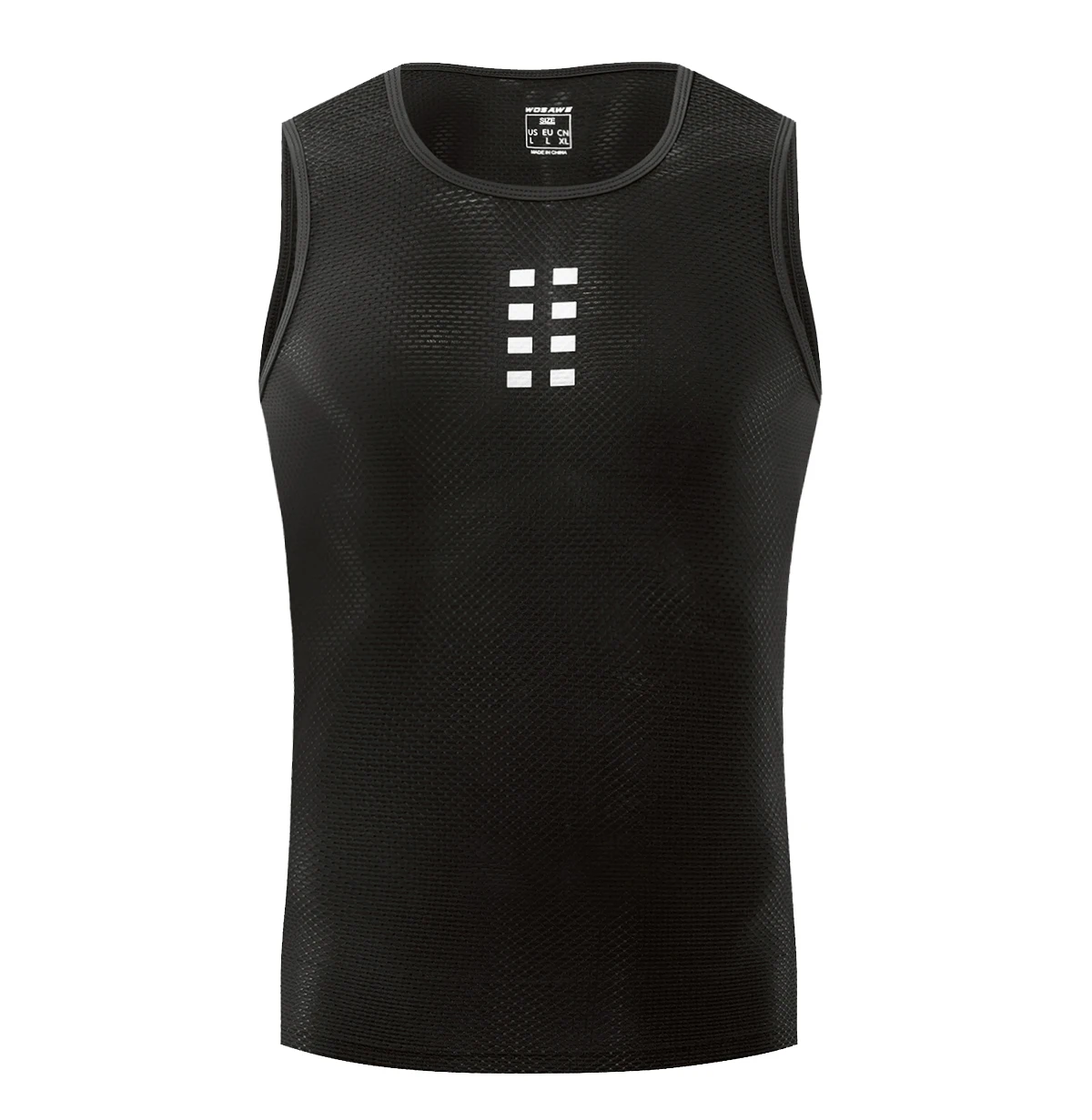 WOSAWE Reflective Cycling Vest Mesh Windproof Lightweight Ciclismo Mtb Bike Sleeveless Jersey Breathable Clothing Cycling Gilet