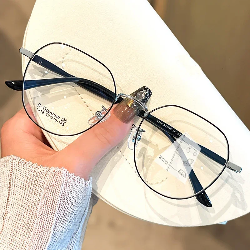 Fashion Progressive Reading Glasses Anti Blue Light Multifocal Women Presbyopia Eyeglasses +1.0 To +4.0 Near Far Sight Eyewear 2