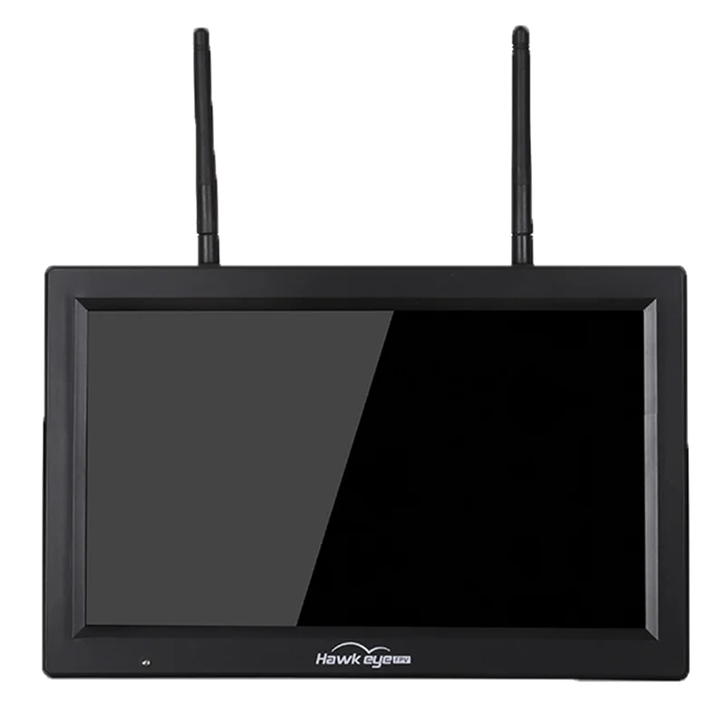 호크 아이 캡틴 X 10.2인치 1024X600 DVR 5.8G 듀얼 수신기 1000 Lux FPV 모니터 (RC FPV 레이싱 드론용)