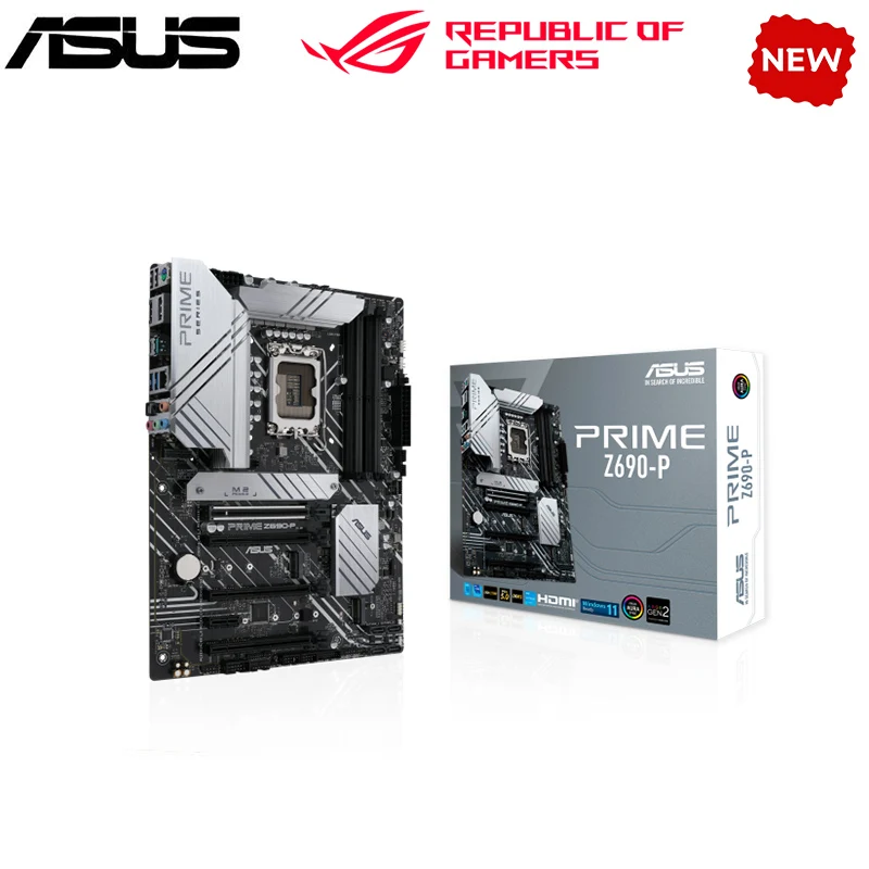 Nuovo Z690A Per Asus Prime Z690-P Ddr5 Desktop Originale Per Scheda Madre Intel Z690 Supporto Lga 1700 12900Kf 12700K