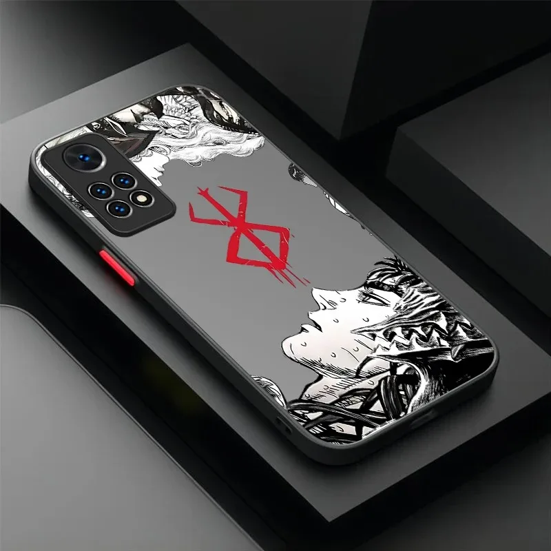 Matte Berserk Comics Anime Protective Phone Case