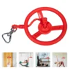 Ninja Wheel Indoor Hanging Ring Rings Training for Children Steering Swing Pull-up Handle Toy Exercise 5