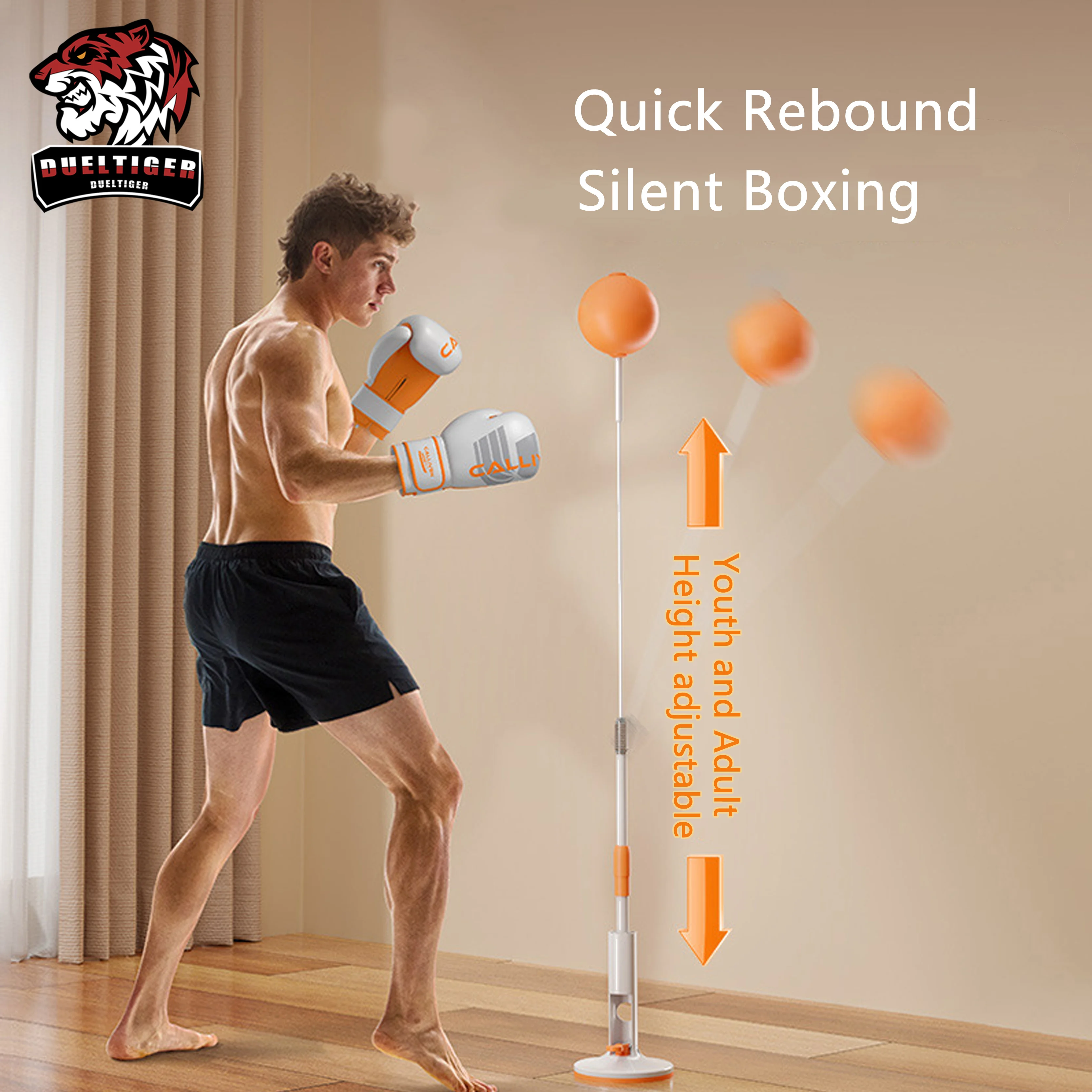 BoxingReflexBallHomeGymPunchPracticeImproveHandEye