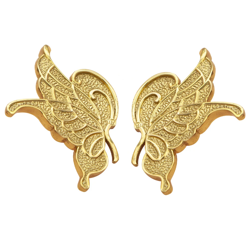 

Fashion 4PCS/4Pair Solid Brass Butterfly Furniture Handles Cupboard Wardrobe Closet Dresser Drawer Cabinet Door Pulls Knobs Deco