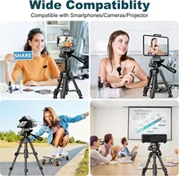 Mini Tripod for Camera, 25inch Aluminum Tabletop Camera Tripod, Portable Travel Tripod , for Cameras, Projectors, Spotting Scope - Image 5