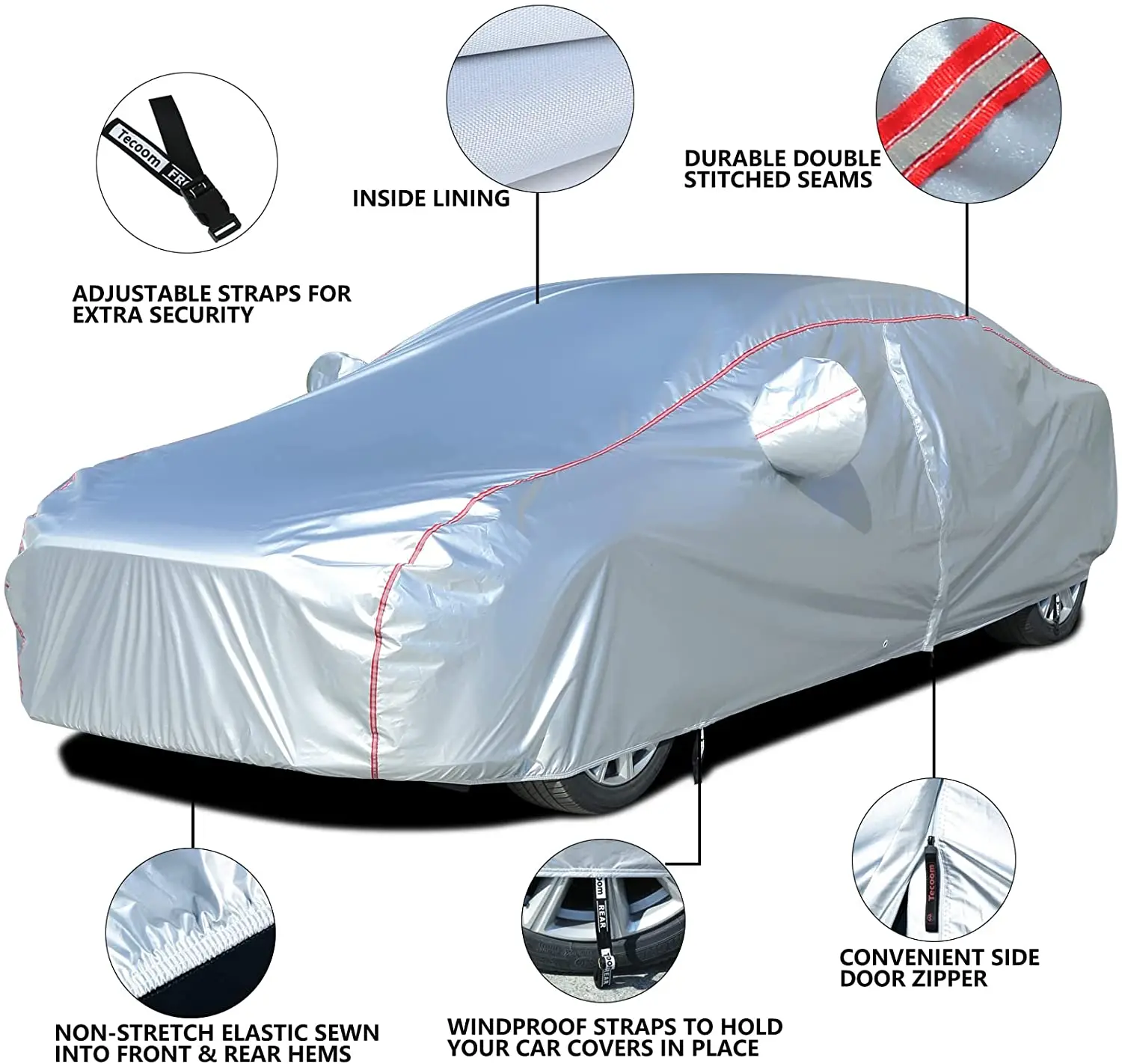 Shop Generic Vislone Universal Full Car Cover Outdoor Indoor UV Online