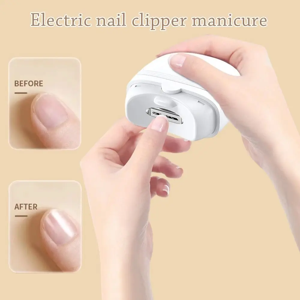 

Manicure Polishing Nail Clippers With Light Manicure Machine Useful Automatic Nail Trimmer for Children Adults