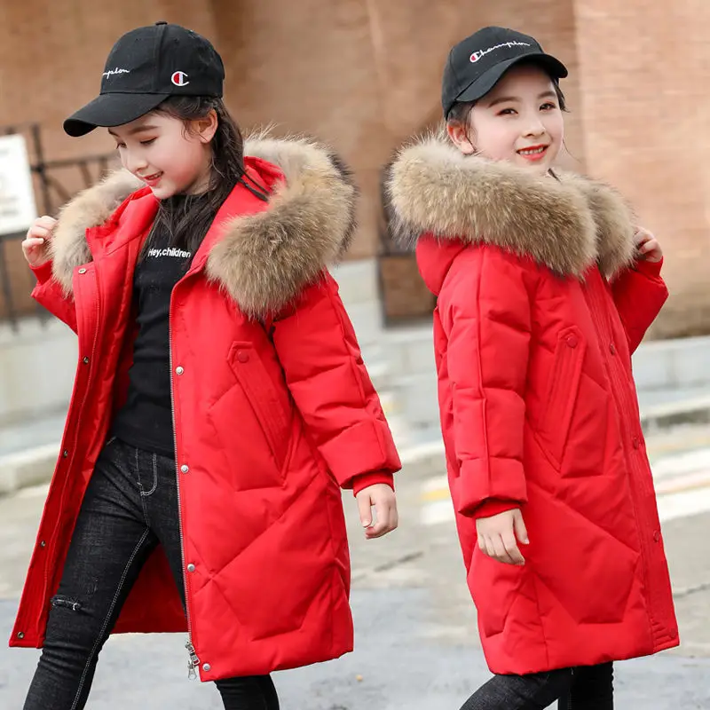 Down Jacket Children Jackets Girls Coat Winter Parka Outerwear