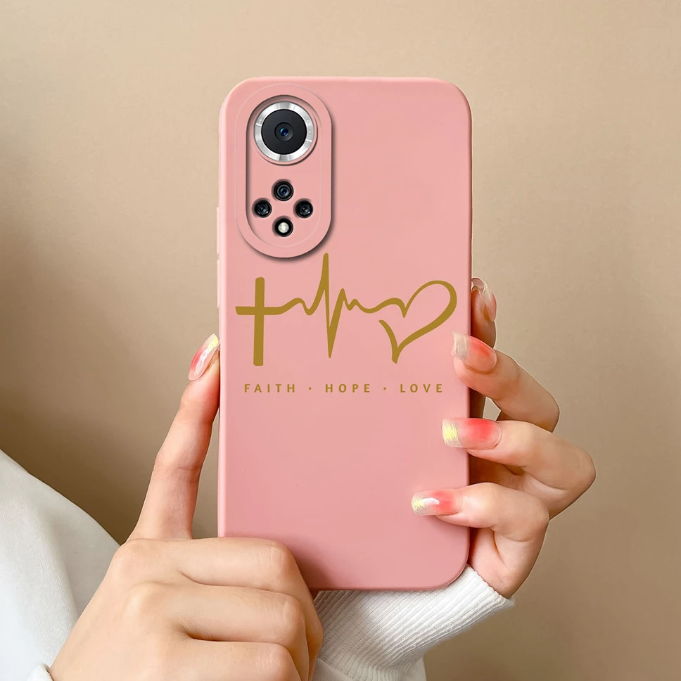 Liquid Silicone Patterned Back Cover Phone Case - Stylish & Protective