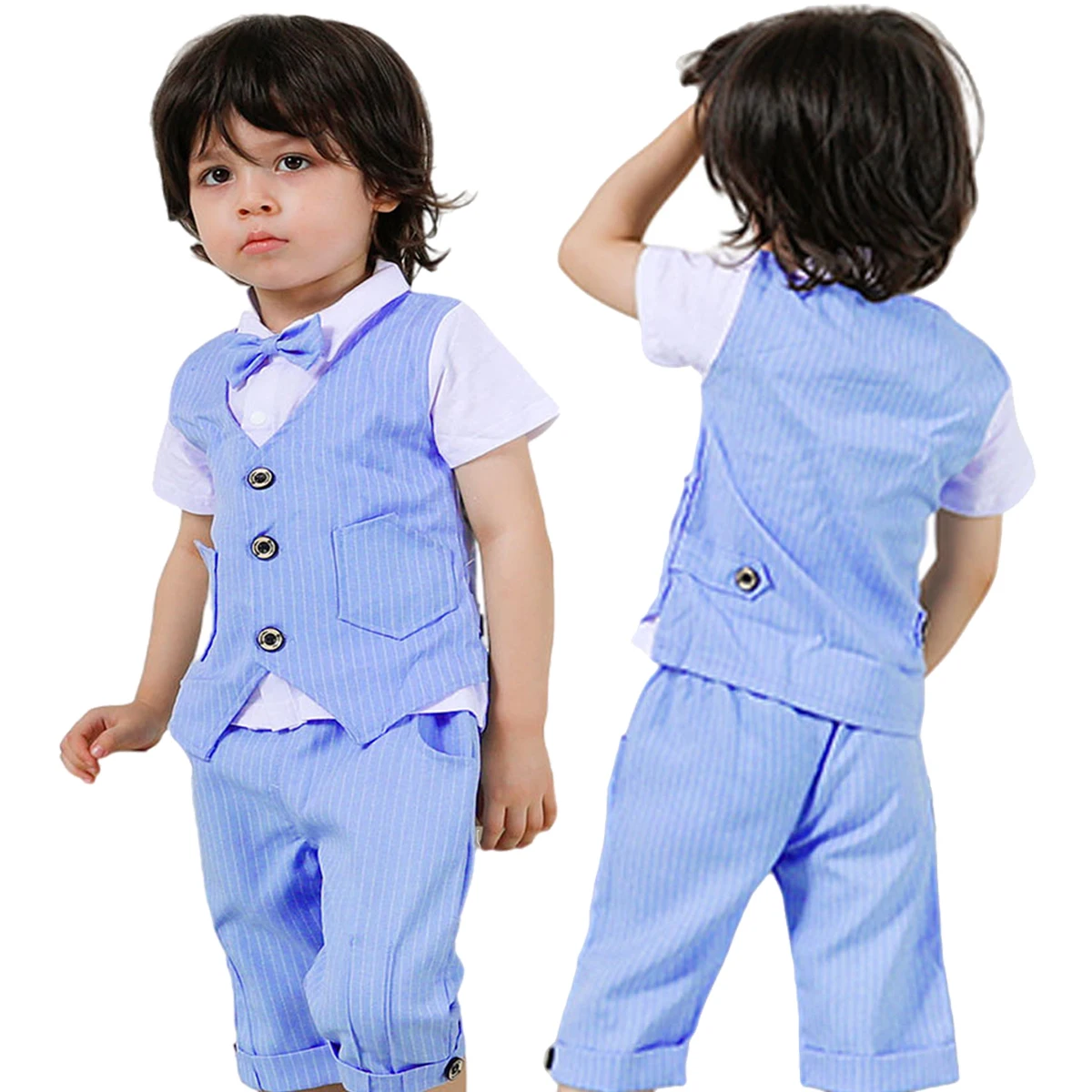 Baby Boy Gentleman Shorts Set 2
