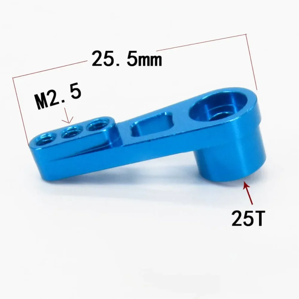 25T Upgrade RC Servo Metall Horn Aluminium Arm M2.5 für RC Auto Boot Roboter Wltoys 12428 MN78 MN82 MN168 MN99S WPL D12 B36 C54 C74 – Detail 2