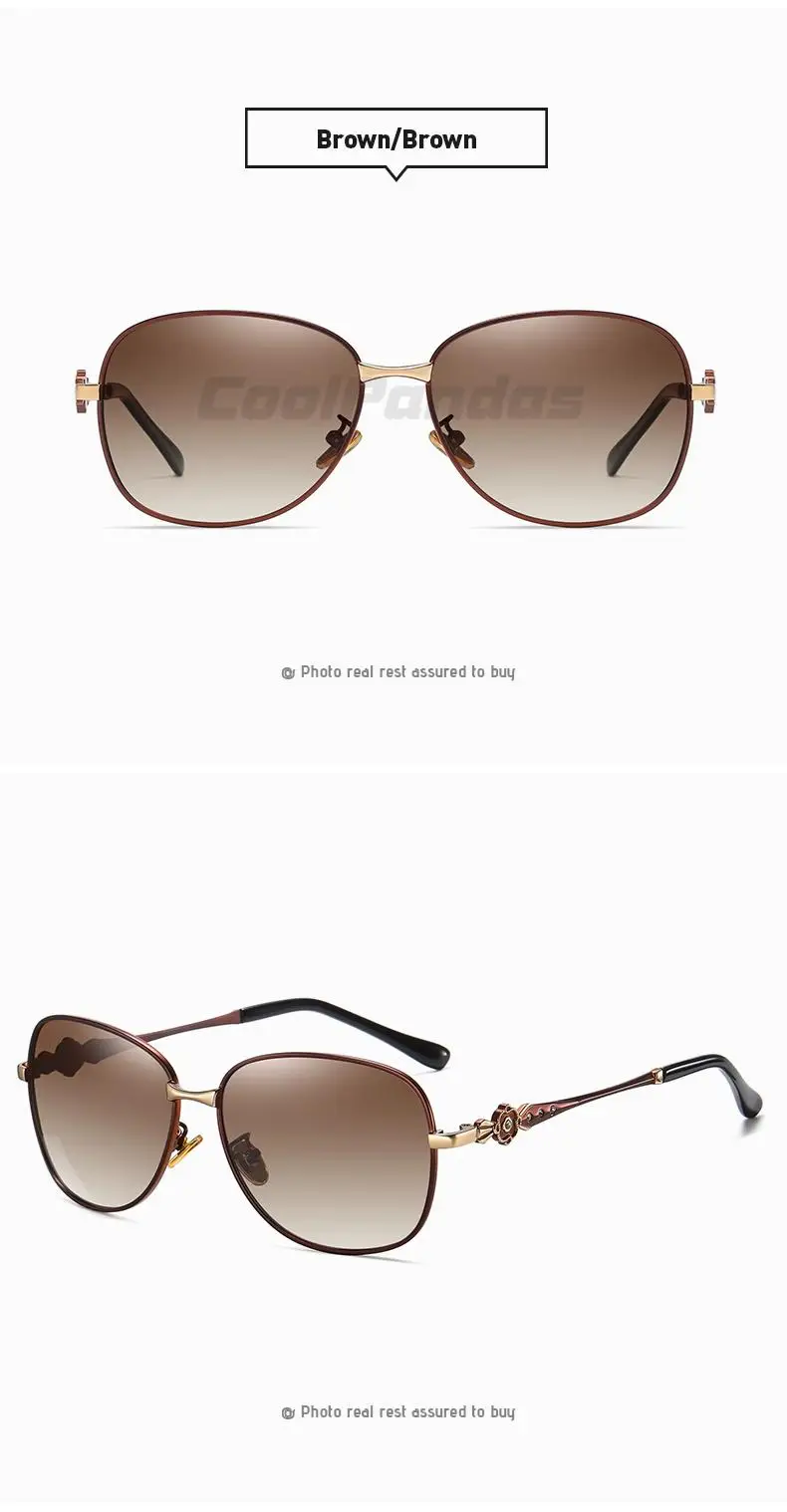 CoolPandas Elegant Sunglasses Women 2022 Polarized UV400 High Quality Ladies Sun Glasses Fashion Eyewear lunette de_voghion.com