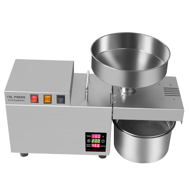 SUNZ Oil Press Machine Commercial Home Oil Extractor Expeller Cold pressed linseed oil maker oil press machine