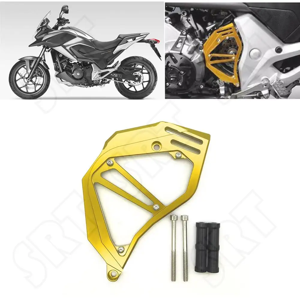 TOPOLVLCKC Motorrad Motorschutz Für Honda NC750X/NC700X & X-ADV - Robuster Unterfahrschutz Aus Edelstahl (Silber)