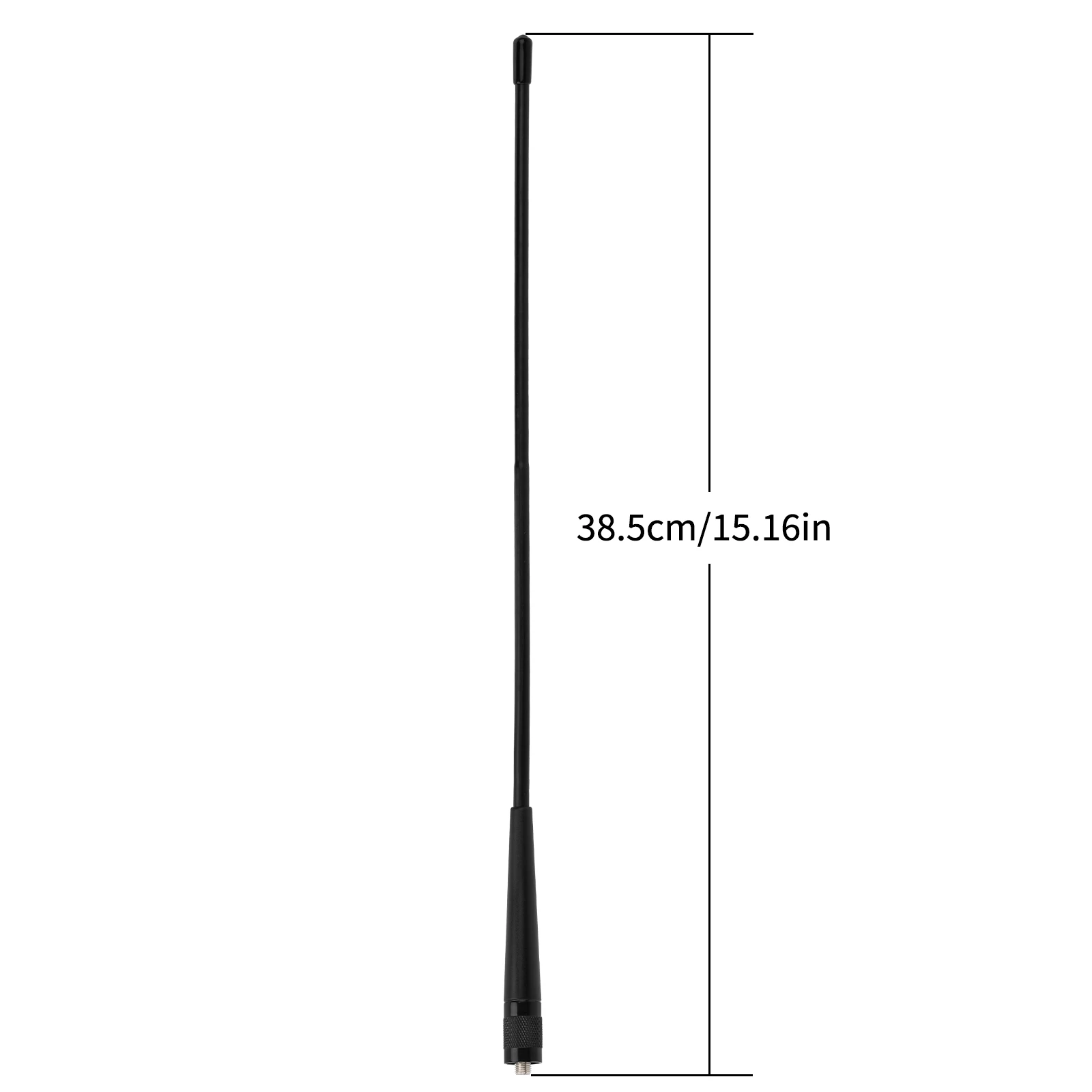 Superbat 듀얼 밴드 136-174/400-470MHz 유연한 휩 안테나 Baofeng UV-5R BF-F8HP 888S Retevis RT-5R RT용 SMA 잭 커넥터