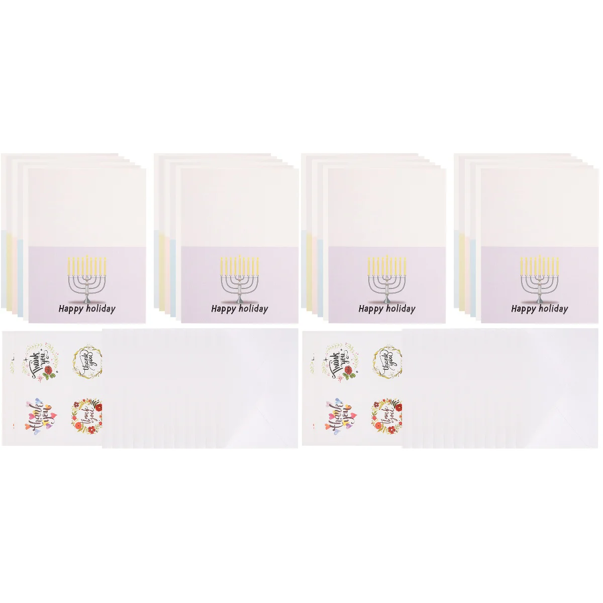 

Hanukkah Greeting Card Blessing Cards with Envelopes for Gift Chanukah Festival