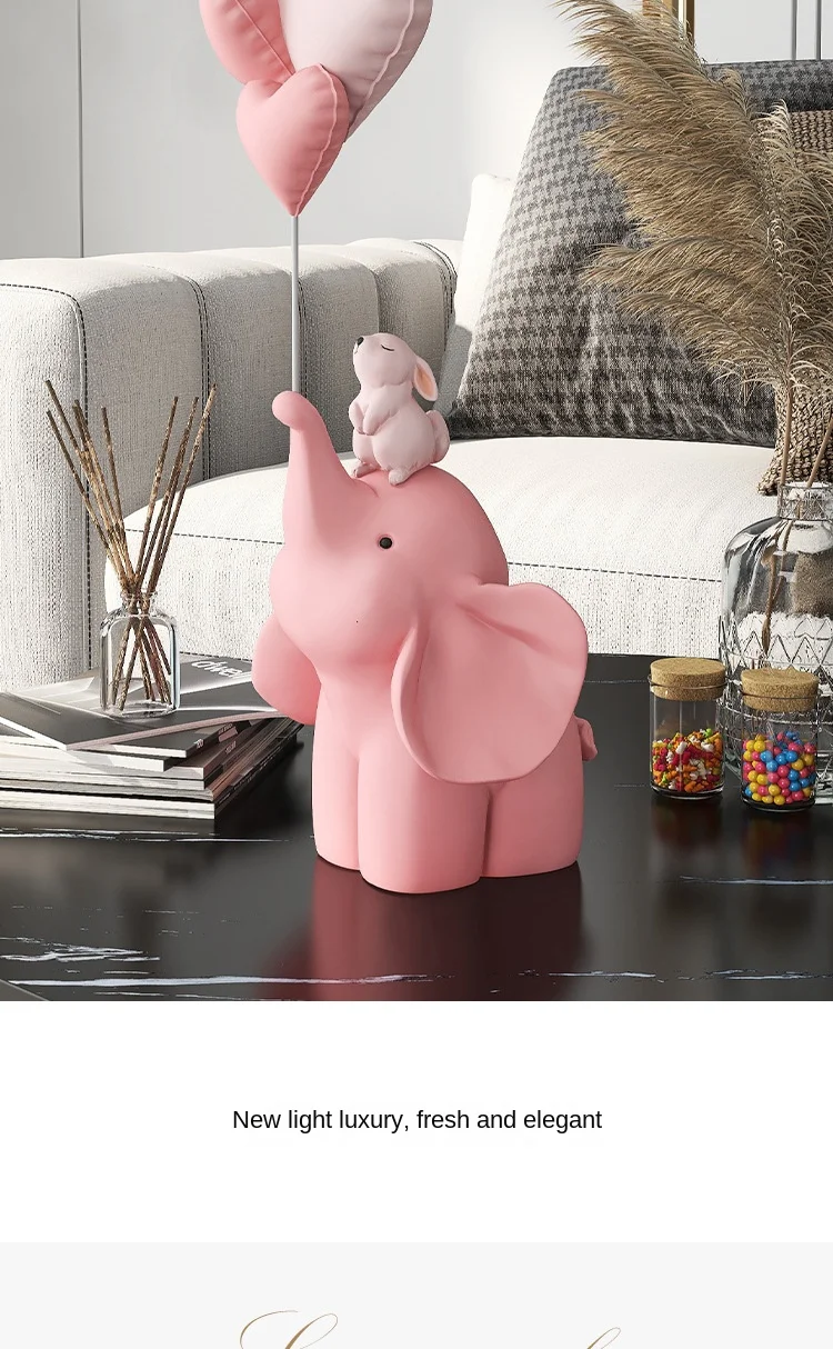 Baby Elephant Sculpture Decoration