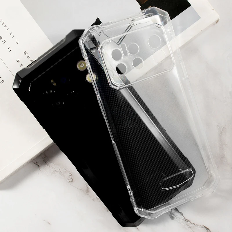 Soft Black Transparent TPU Phone Case - Protective Silicone Cover Shell