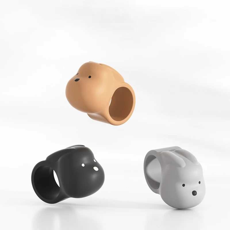 Door Stopper Cartoon Style Silicone Doorstop Anti-damage Wall Protector Protection Mat Anti-collision Pad Door Handle Crash Pad