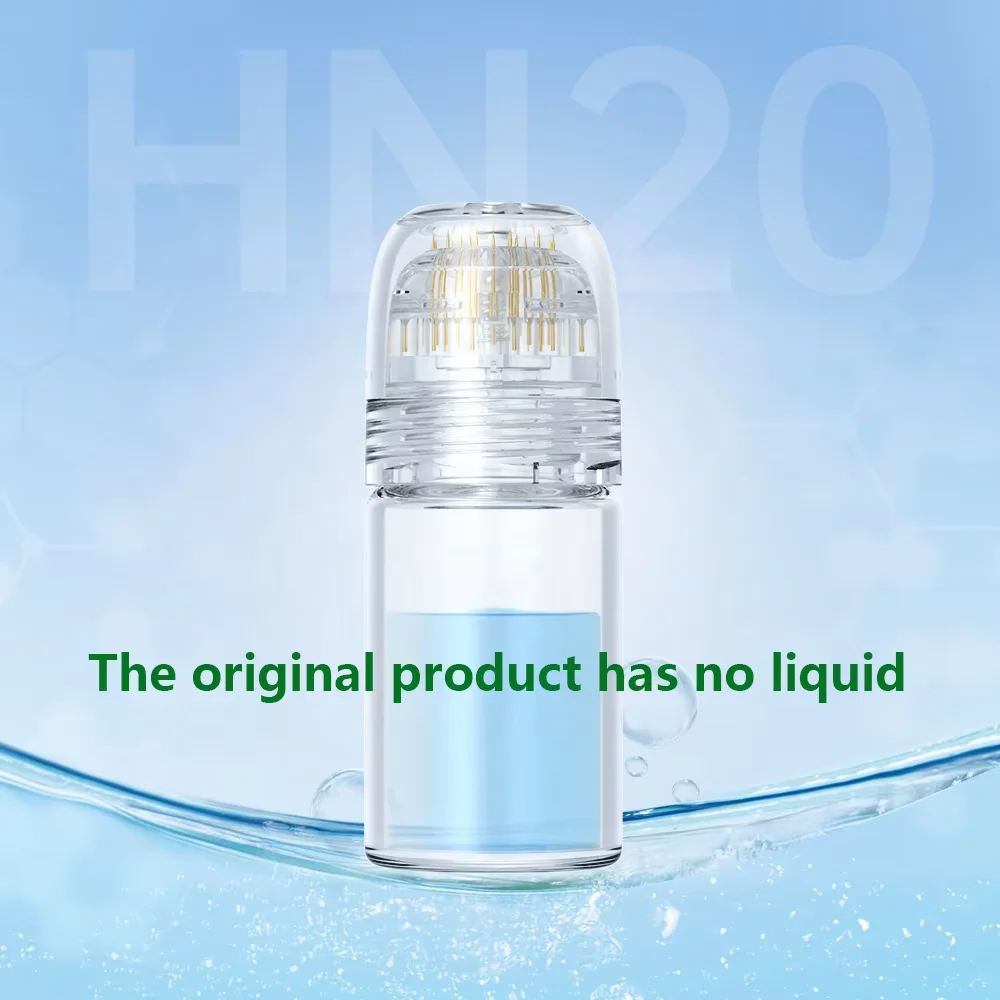 Derma Needles 20 Pin Micro Needle Titanium Tips Skin Facial Hydration Bottle Stamp Serum Injection Beauty Tool Derma Roller