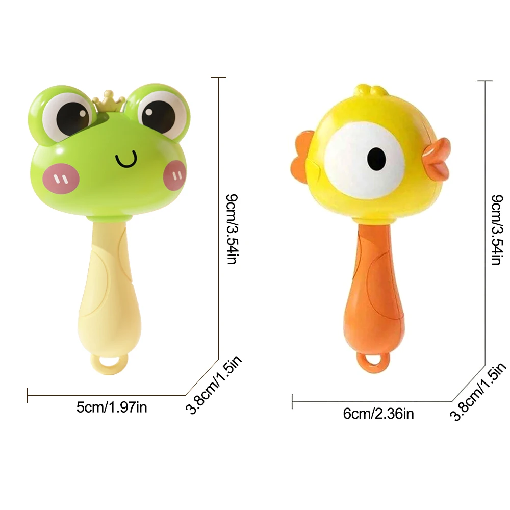 Colorful Sensory Rattle Toy for Babies - Safe Grasp and Chew-Friendly Holiday & Birthday Gift