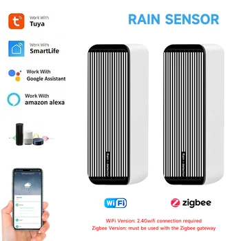 Rain Sensor  Alert Wifi Zigbee For Tuya Google Assistant Amazon Alexa Smartlife Real-time Data Collection Detection of Rainfall 1