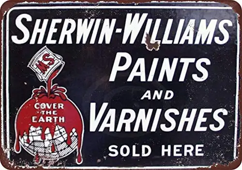 Kexle Wall Retro Style Decor Art Garage Segni In Metallo Vintage Tin Sign 8X12 Seminterrato Ranch Sherwin Williams Vernici Vernici Vin
