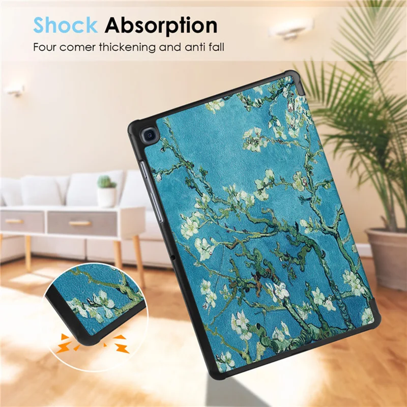 삼성에 적합한 탭 S8 울트라 케이스 아이패드 스마트 슬립 웨이크 안드로이드 PU 태블릿 거치대 스탠드 커버, 탭 S8/S8 아이패드 액세서리
