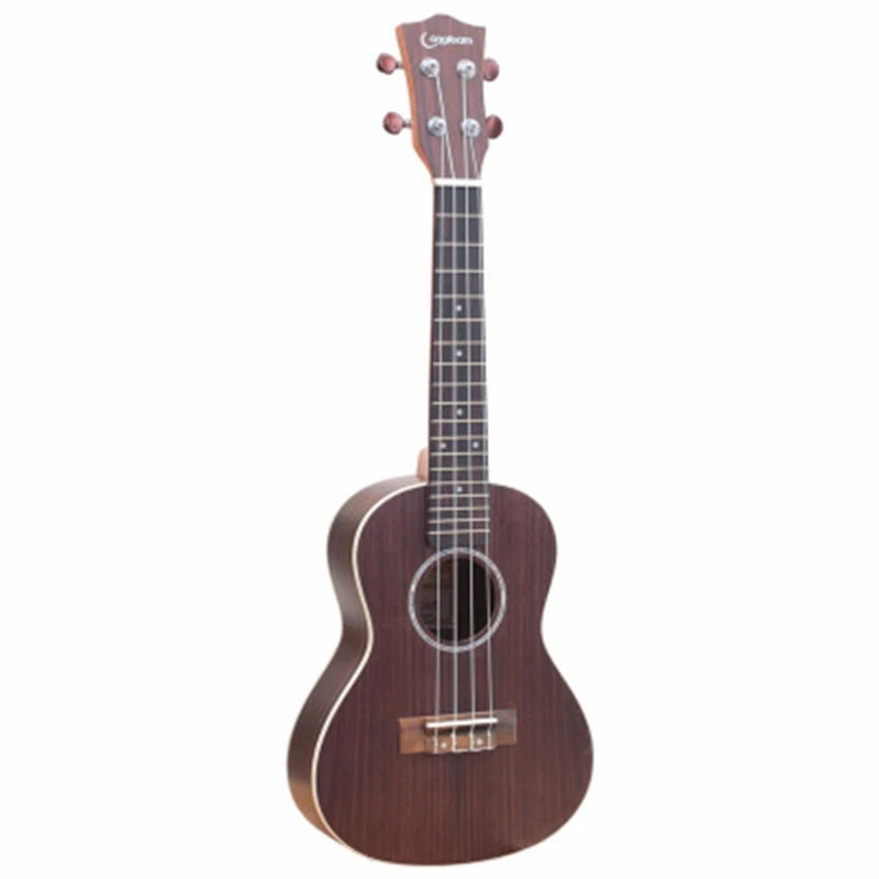 

Longteam 23 Inch Full Rosewood Ukulele Guitar Matte Craft Ukulele Hawaiian Mini Guitar