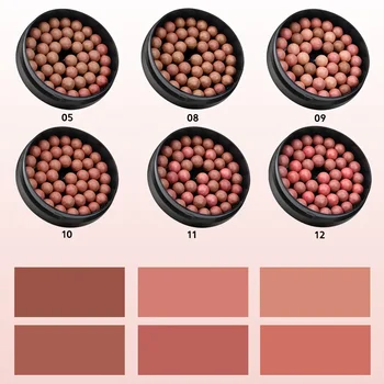 Long Lasting Roll-on Blush Shimmer Matte Finish with Brush 3D Glossy Texture for Daily Makeup Rich in Texture 5