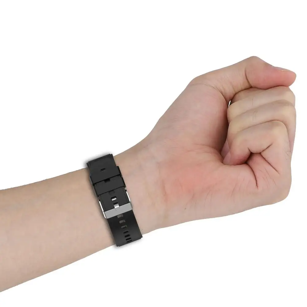 Premium 22mm Silicone Smartwatch Strap - Universal Fit Bracelet in Vibrant Colors