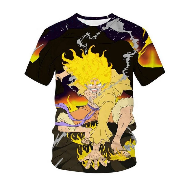 Luffy Gear 5 One Piece T-shirt Kids Boys Girls Clothes Children's Clothing  Kid Boy T Shirt Anime One Piece T-shirts Cartoon Tops - AliExpress