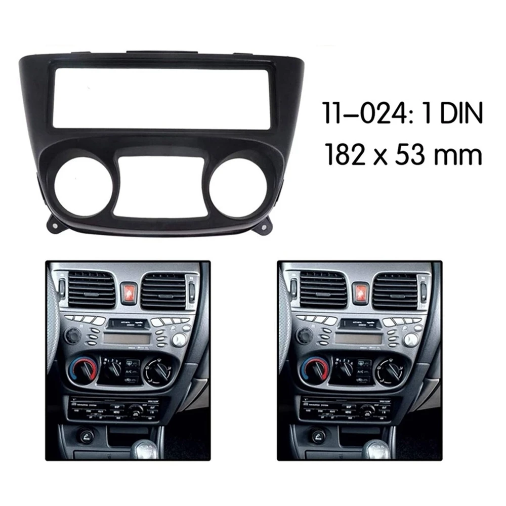 Single Din Car Radio Fascia Frame Stereo CD DVD Player Panel Bezel Adapter Cover for Nissan Almera Sentra N16 2000-2006