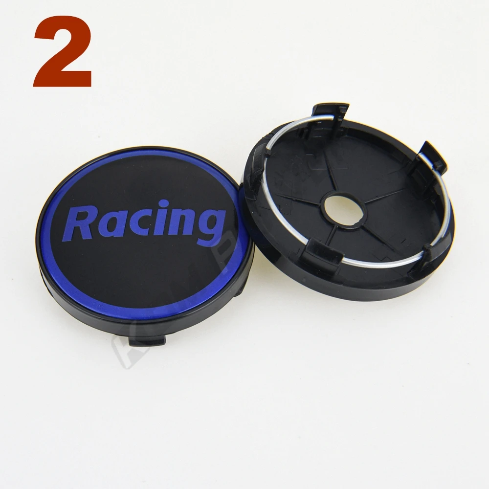 4 X Audi Gloss Black Alloy Wheel Centre Hub Caps Emblem 60mm - View #5