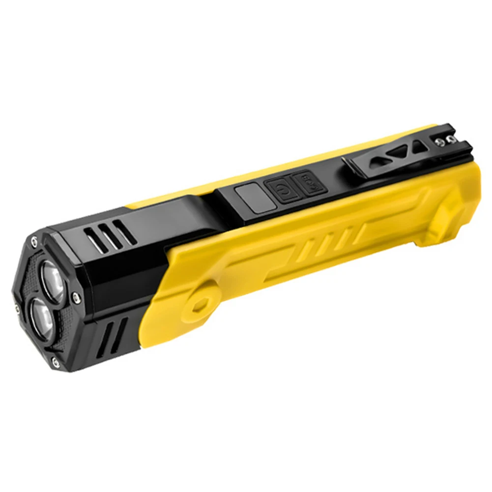 XTE COB LED 자동차 수리 작업등 180 ° 야외 캠핑 하이킹을 위한 회전식 비상 작업등 전원 디스플레이 1500mAh