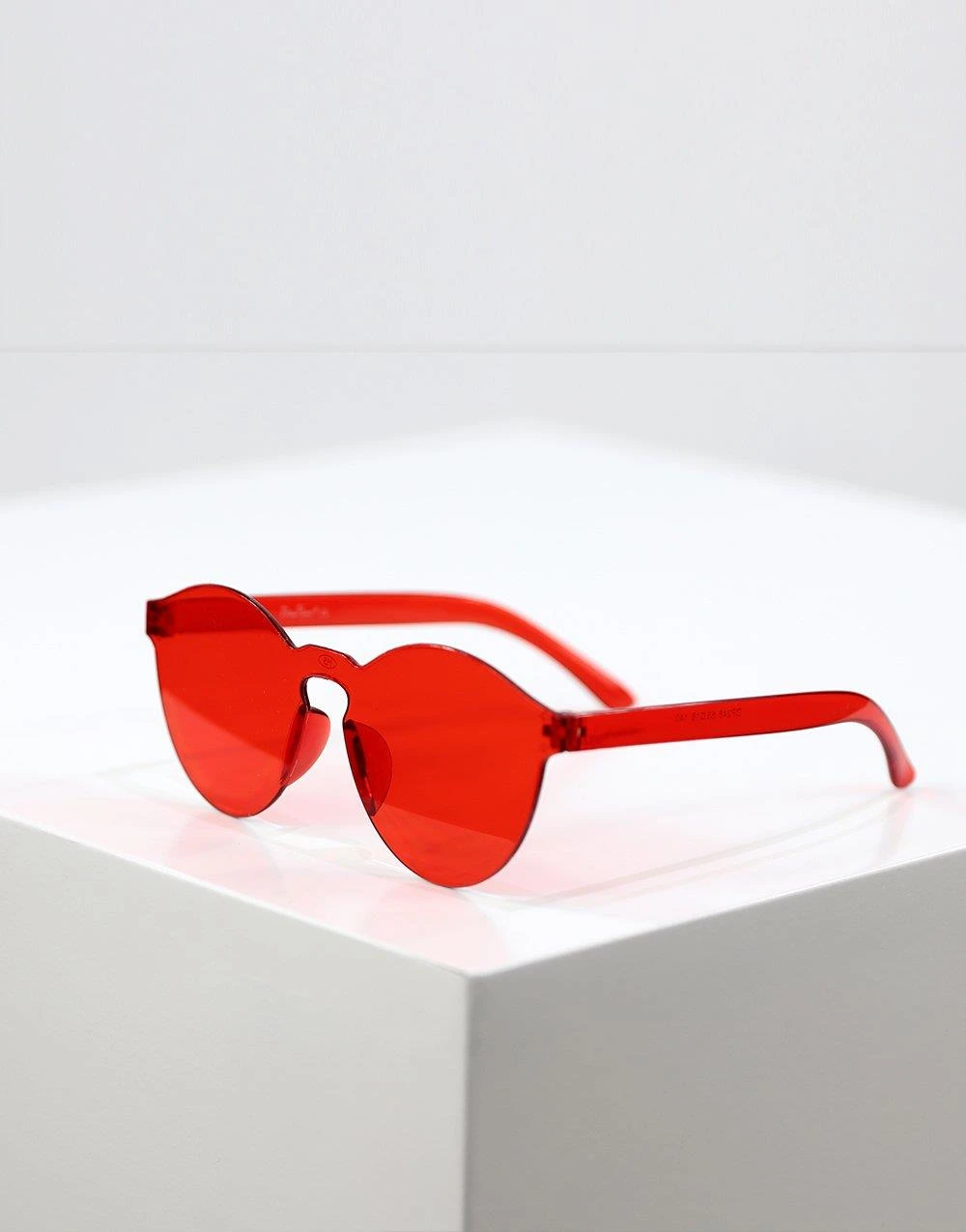 Diseño Unisex UV400 rojo gafas de cristal completo|Gafas sol para