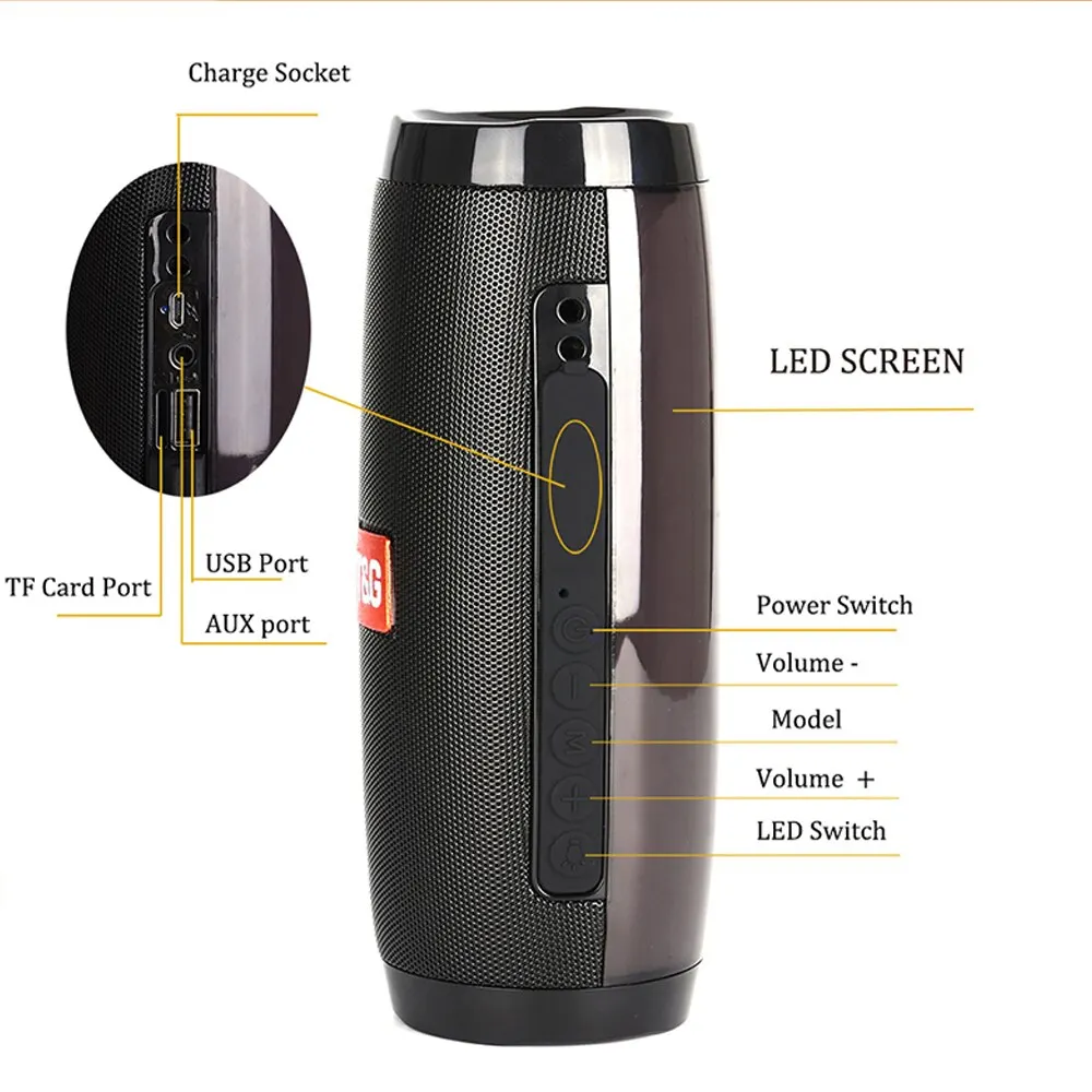 Bluetooth Speaker Portable Speaker Horn Loudspeaker For Indoor Outdoor