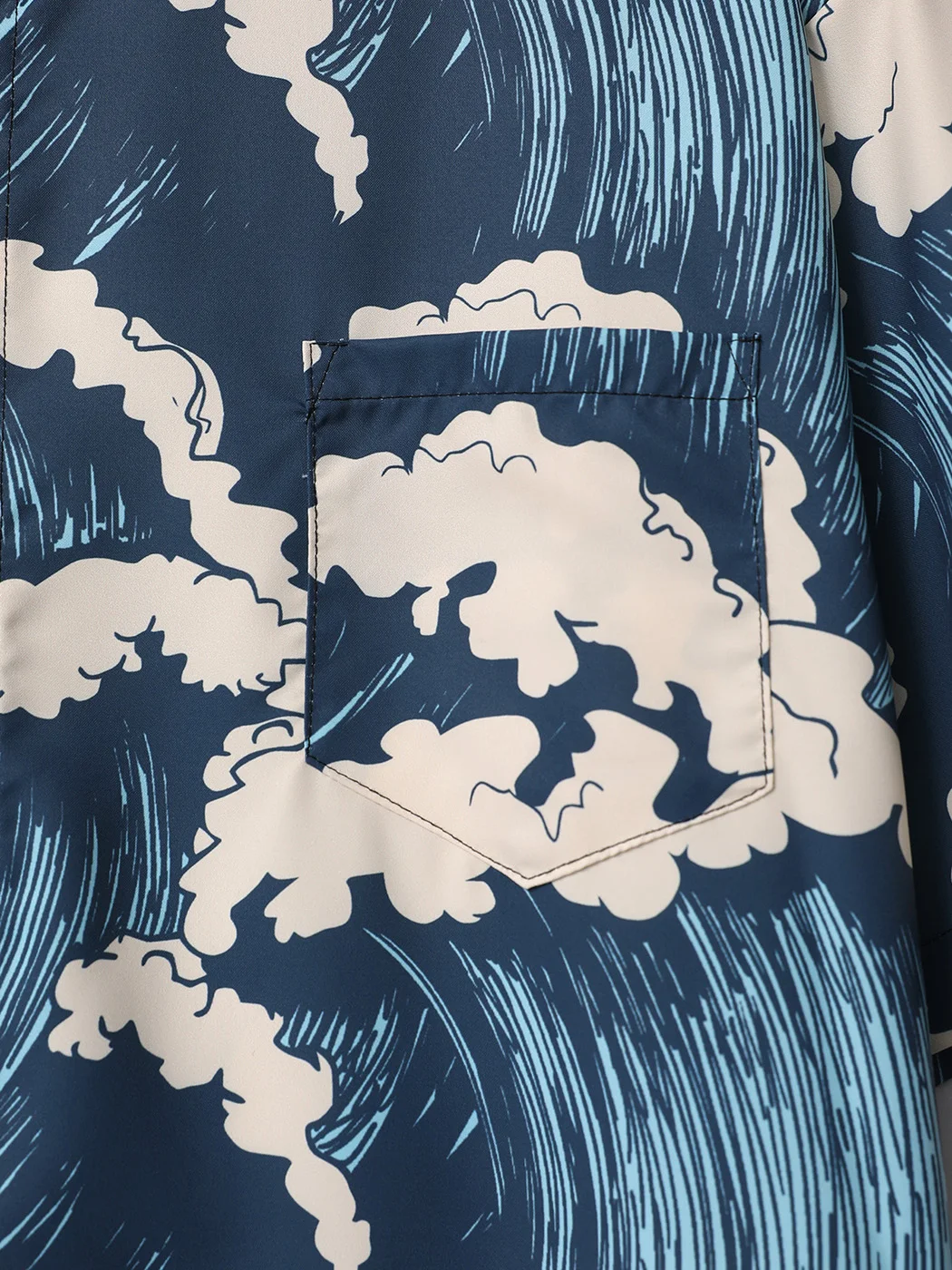 Men Casual Shirt Oversized Shortsleeve Summer Loose Cardigan Creative Printing Streetwear Japanese