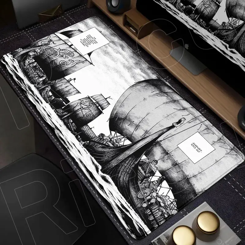 XXL Large Mousepad Vinland Saga 90x40CM Mouse Pad E-sports Gaming Keyboard Protector PC Accessories HD Computer carpet Desk Mat - Image 31