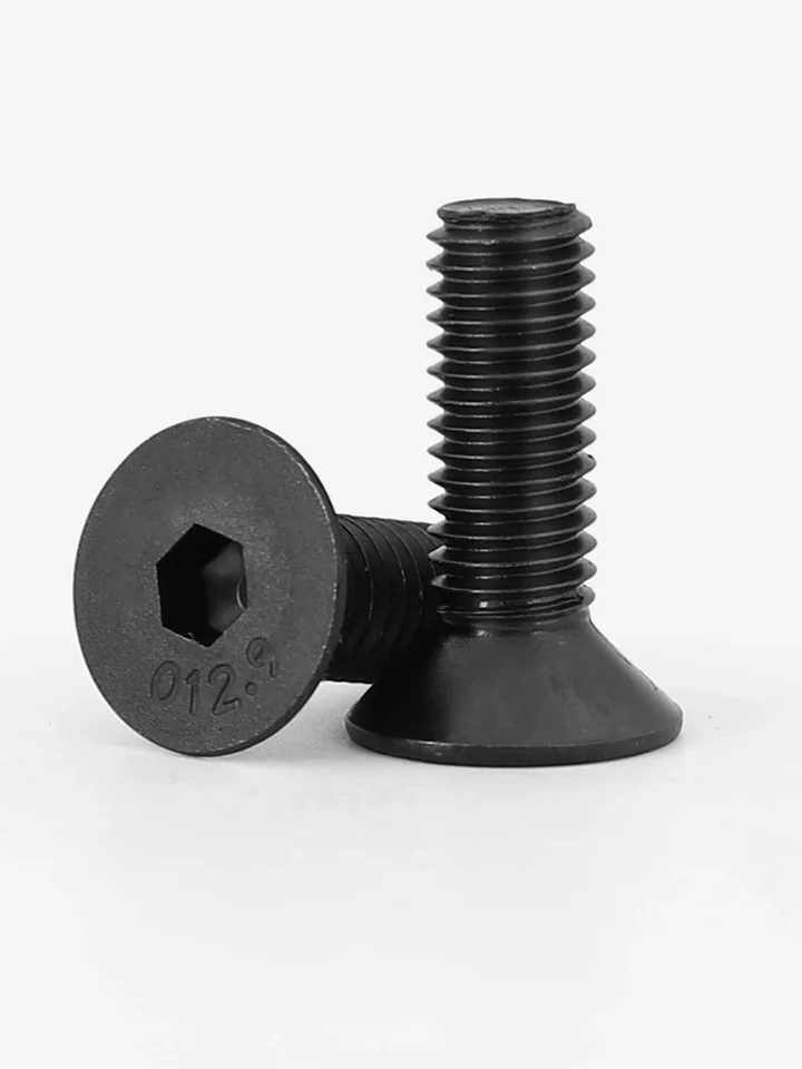 Viti 6-40 X 3/8 Nere Confezione 50 Pezzi Fastenere Viti Tappo Testa Piatta In Acciaio Grado 8 - Misura 6-40 X 3/8", Finitura Ossido Nero, Confezione Da 50 Pezzi Fritzbox 4040