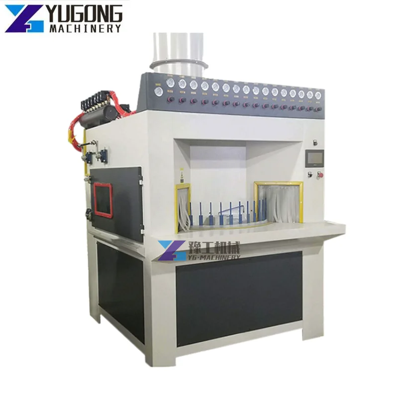 Dustless Stripping Surface Cleaning Automatic Wet Sandblasting Cabinet Sandblaster Water Vapour Sand Blasting Machine