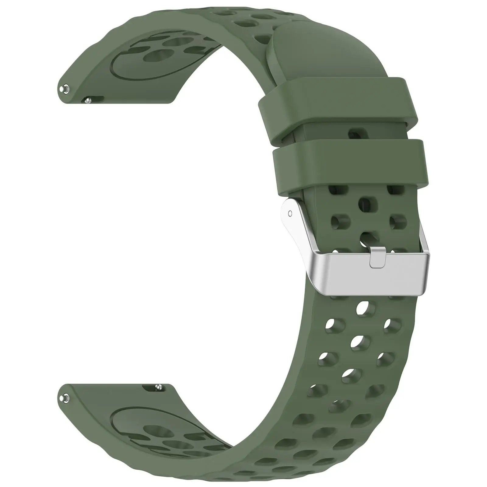 Premium 20mm Silicone Watchband - Enhanced Comfort Bracelet Strap