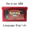 Pokemon  GBA,Emerald,tarjeta de consola de 32 bits,Esmeralda,rubí,zafiro de hoja verde,varios idiomas LeafGreen 3