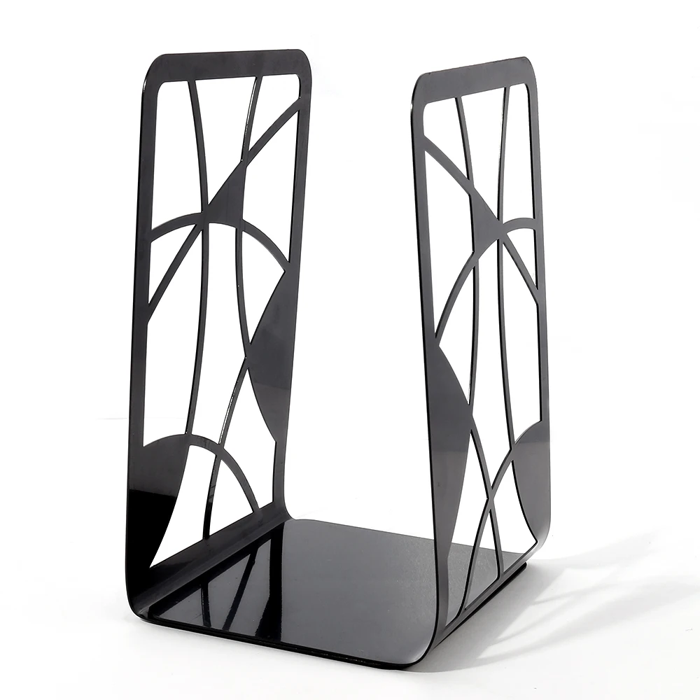 Book Ends for Shelves Bookend for Heavy Books Iron Bookend Organizer Book Home Bookend Book rack Iron Book Ends Holder Stand 6