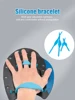 1 Pair Swim Paddles Hand Professional Swimming Paddles Girdles Correction Hand Fins Flippers Finger Webbed Gloves 3
