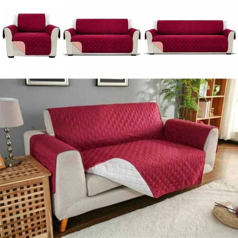 Sofa Cushion 3 Piece Set Multi-Purpose Sofa Cover Abrasion Resistant Pet Sofa Cushion Bite Resistant Blanket Sofa Protectors 3