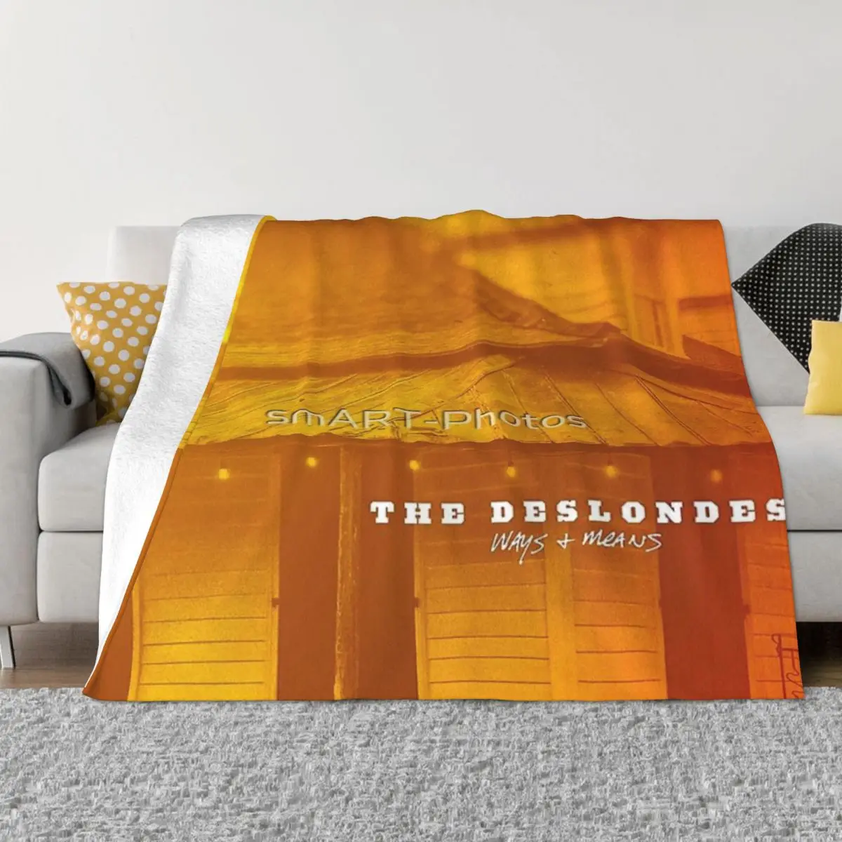 

The Deslondes Soft Micro Fleece Blanket Fashionable Portable Suitable For Sofa Multi Styles