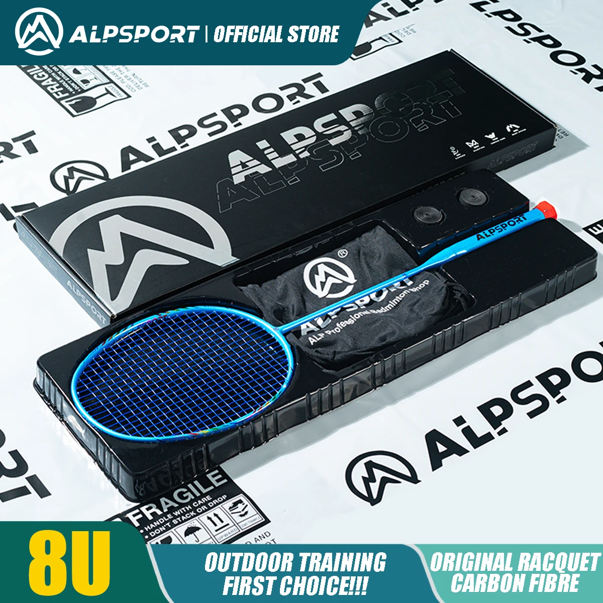 1PCS Blue boxed