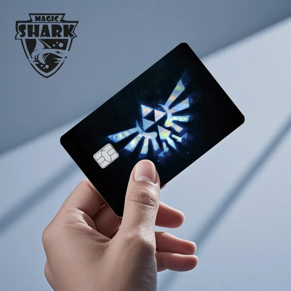 2025 New Cute Holographic Mouse Cat No Fade Laser Reflective Front Skin Cover Skin Sticker for Credit Card Debit Bank Card