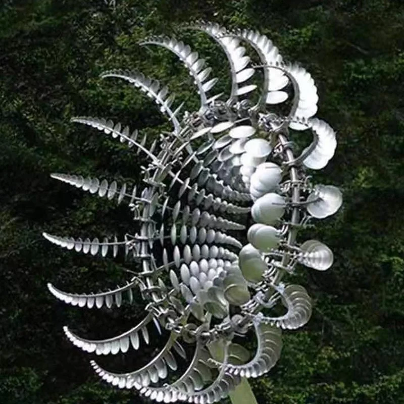 Unique Magical Metal Windmill Outdoor Wind Spinners Wind Collectors Courtyard Patio Garden Decoration Outdoor Indoor windmill toys garden windmill wind spinner